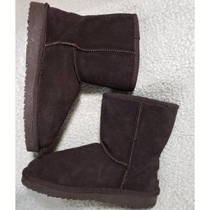 AUABP  Dark Brown Ankle Boots Size 8